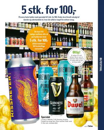 thumbnail - Specialøl a 33-66 cl. Mikkeller, To Øl, Brewdog, Anarkist, Frejdahl og mange flere. Flere varianter. Ekskl. embl. Pr. liter max. v/merkøb 60,61 Guinness