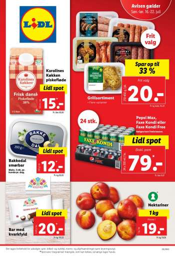 Lidl tilbudsavis  - 16.7.2023 - 22.7.2023.