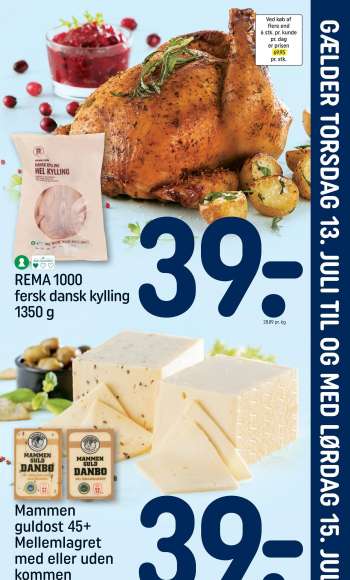 Rema 1000 tilbudsavis  - 13.7.2023 - 15.7.2023.