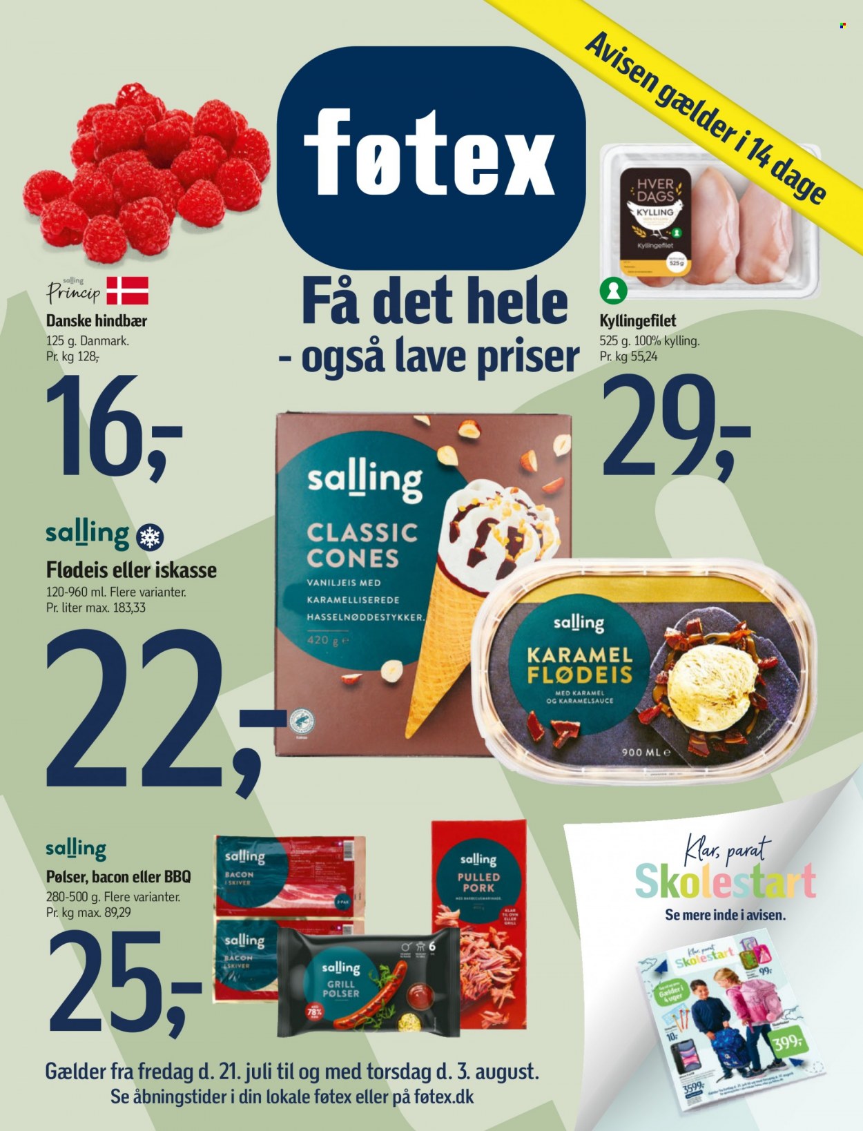 føtex tilbud - 21.7.2023 - 3.8.2023. Side 1