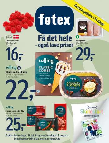føtex tilbudsavis  - 21.7.2023 - 3.8.2023.