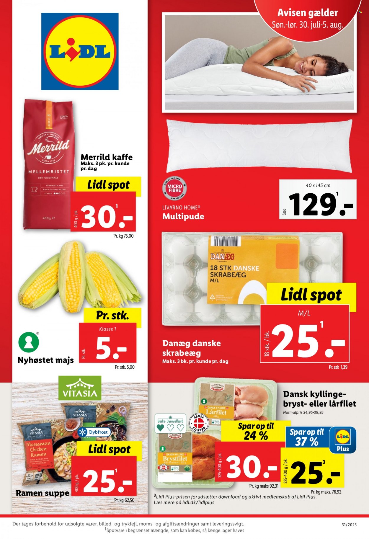 Lidl tilbud - 30.7.2023 - 5.8.2023. Side 1
