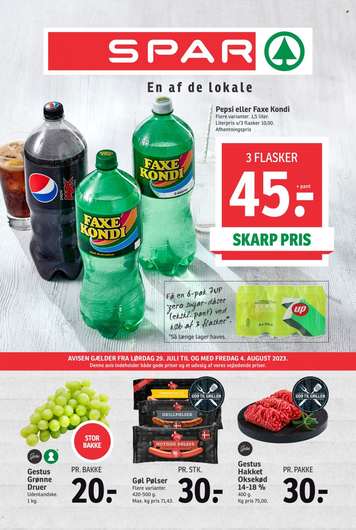SPAR tilbud - 29.7.2023 - 4.8.2023. Side 1