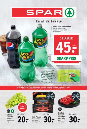 SPAR tilbudsavis  - 29.7.2023 - 4.8.2023.