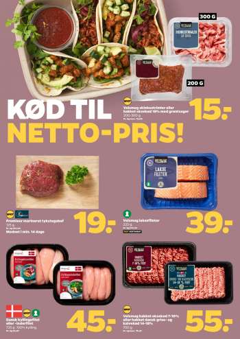 thumbnail - Velsmag skinkestrimler eller hakket oksekød 18% med grøntsager