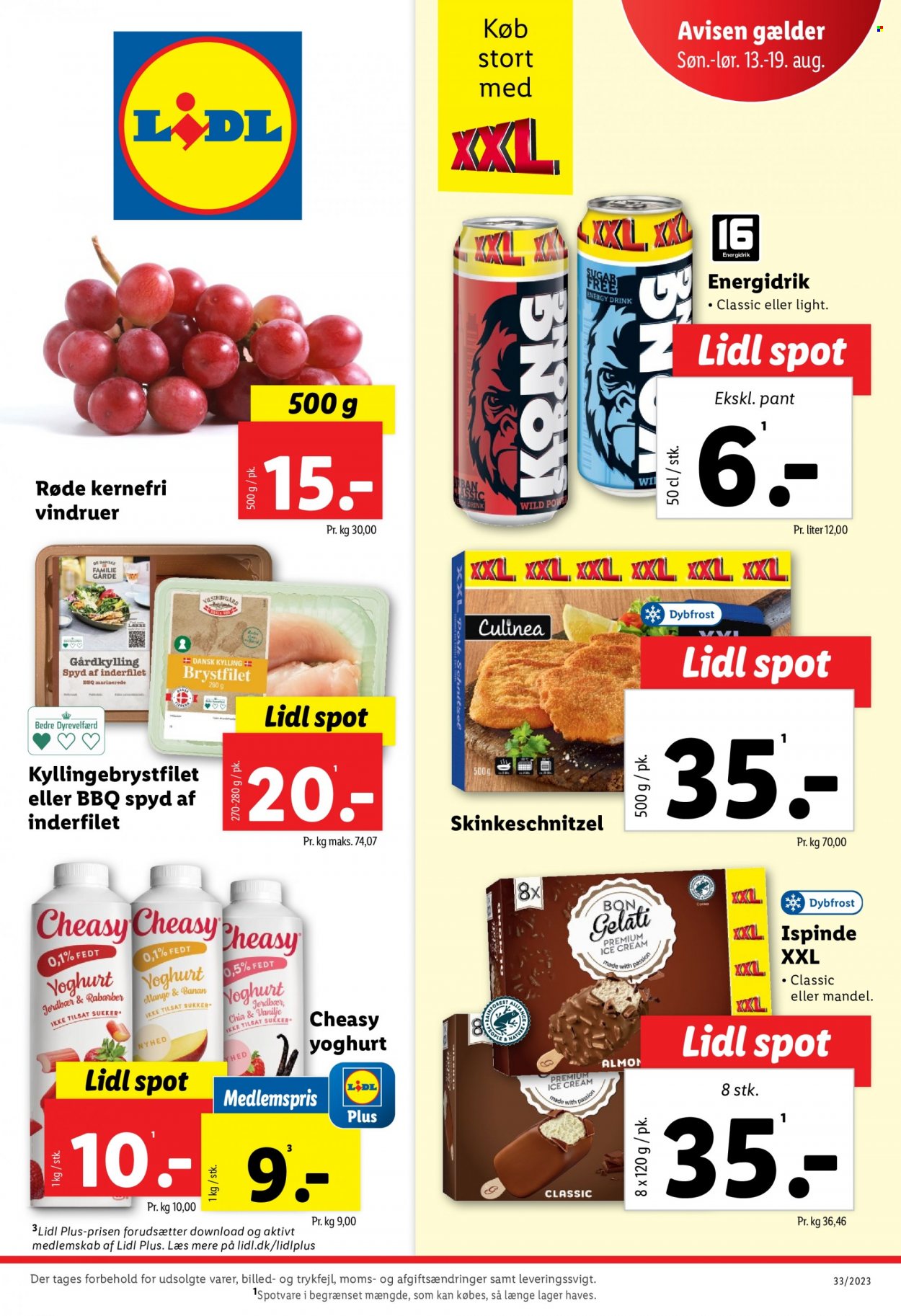 Lidl tilbud - 13.8.2023 - 19.8.2023. Side 1