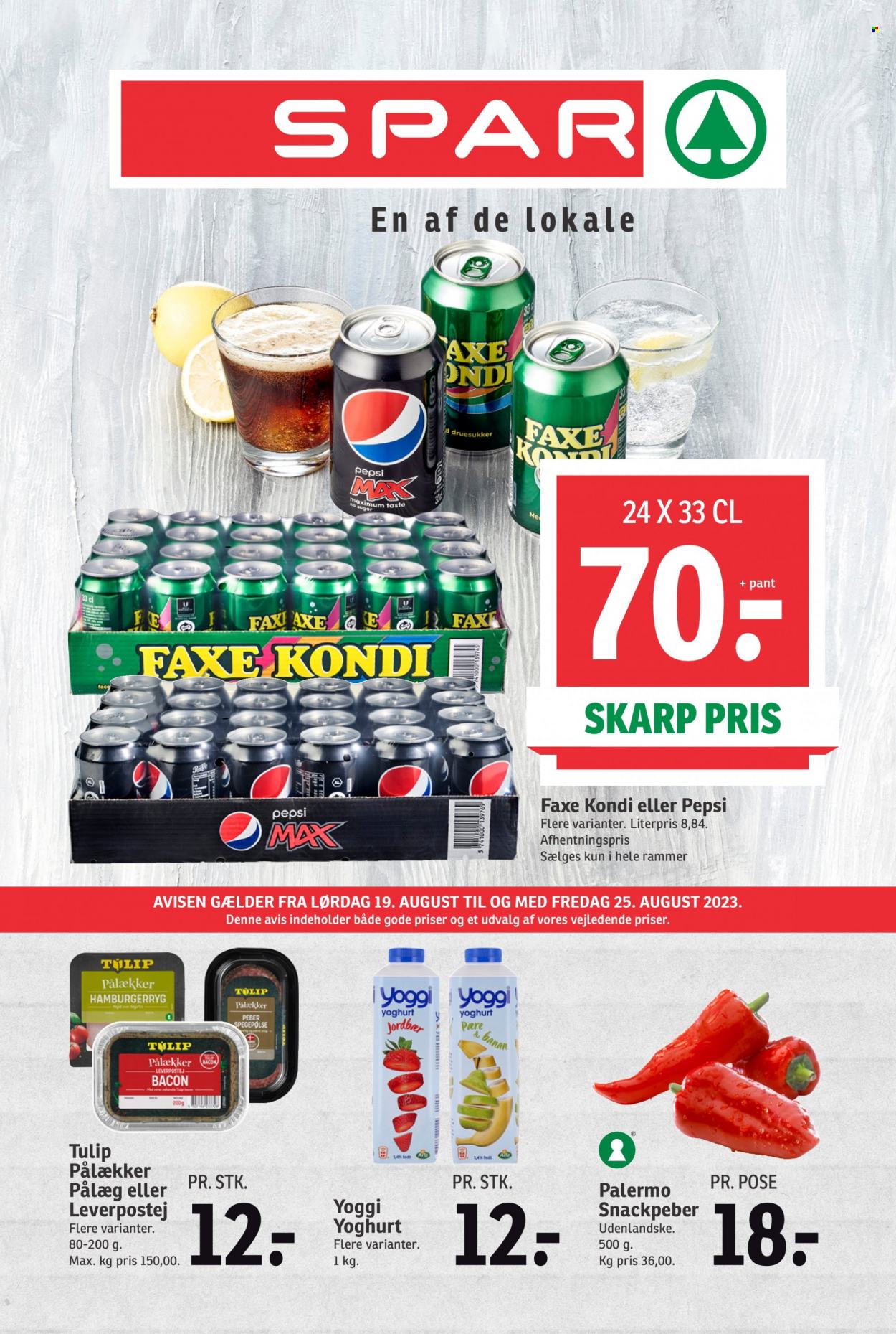 SPAR tilbud - 19.8.2023 - 25.8.2023. Side 1