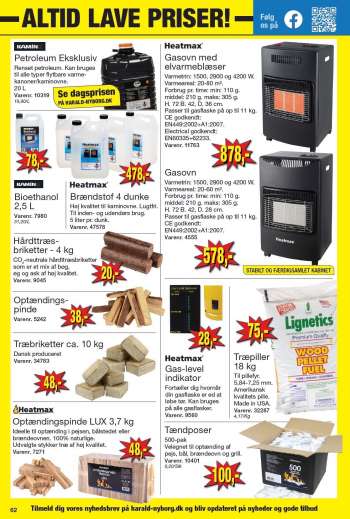 thumbnail - Hårdttræs briketter - 4 kg CO₂ neutrale hårdttræsbriketter som er et mix af bøg , eg og ask af høj kvalitet Varenr . 9045