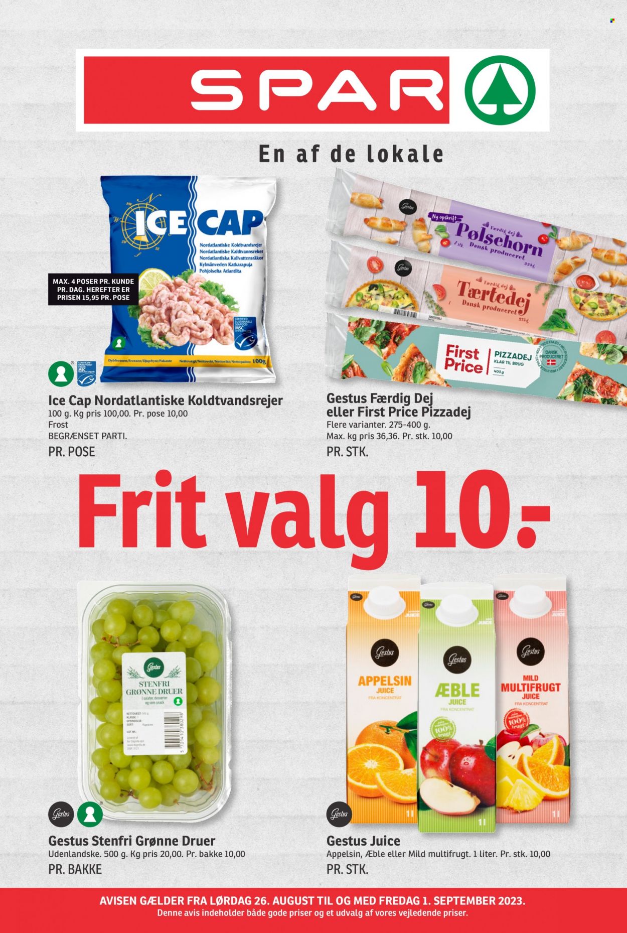 SPAR tilbud - 26.8.2023 - 1.9.2023. Side 1