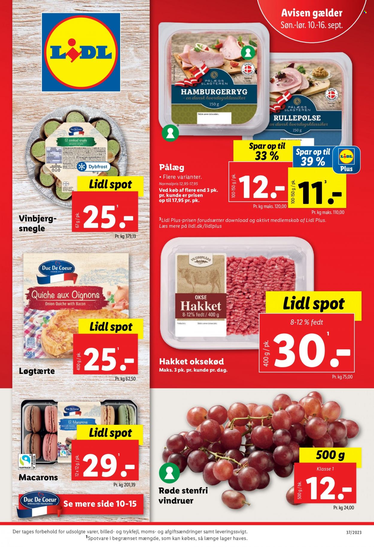 Lidl tilbud - 10.9.2023 - 16.9.2023. Side 1