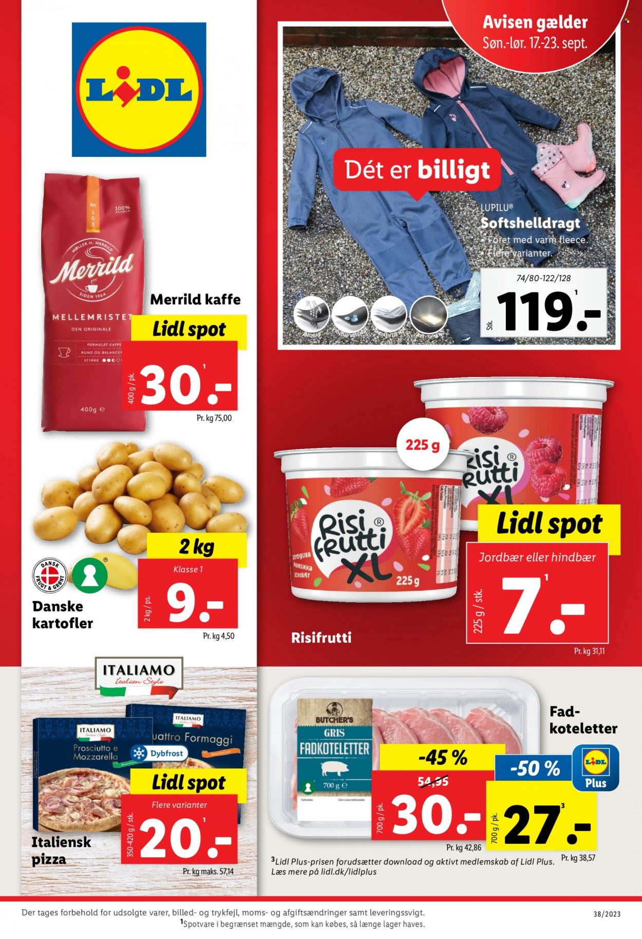 Lidl tilbud - 17.9.2023 - 23.9.2023. Side 1
