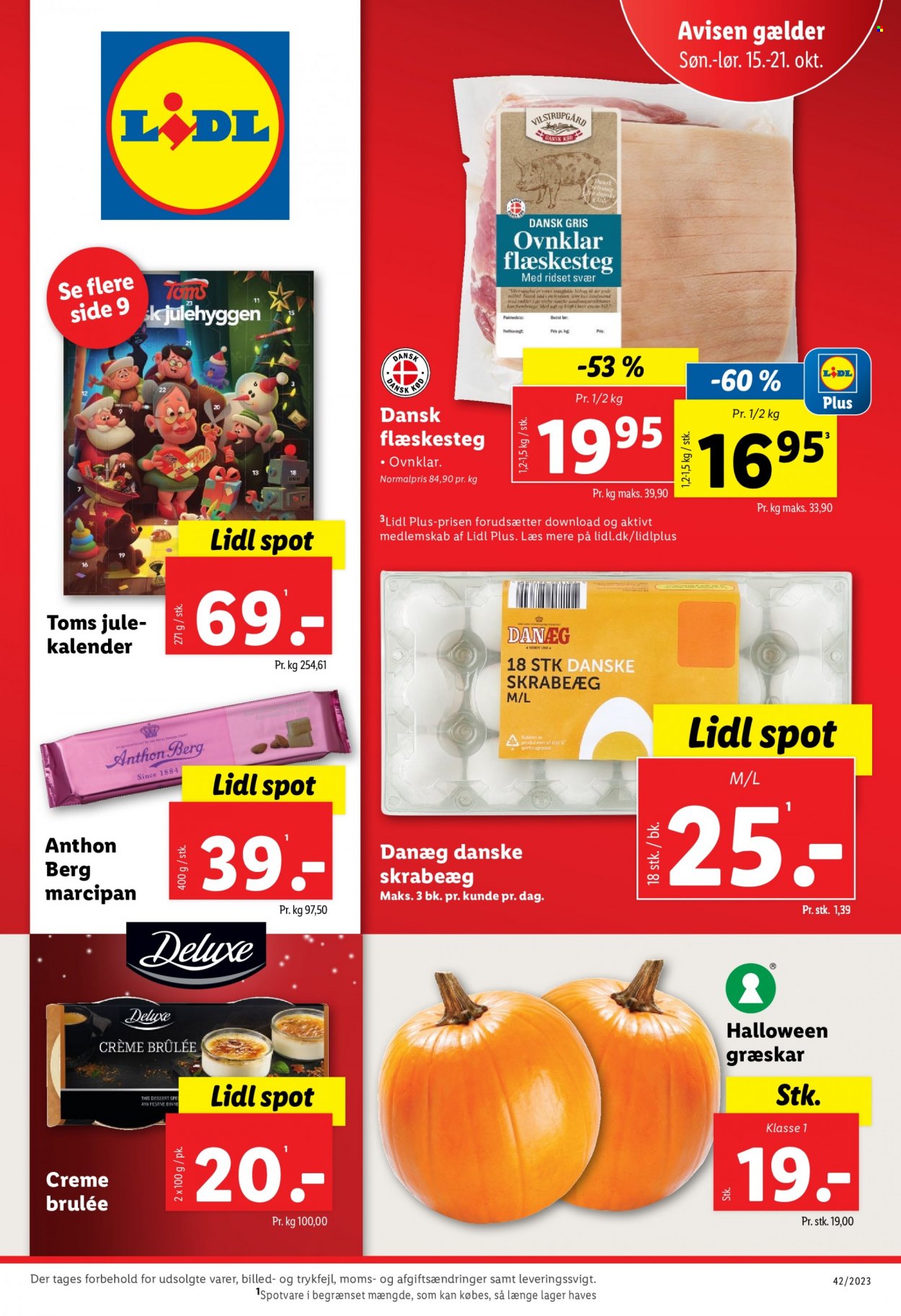 Lidl tilbud - 15.10.2023 - 21.10.2023. Side 1