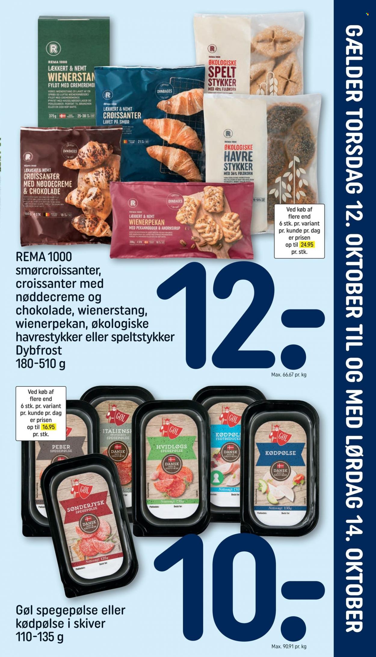 Rema 1000 tilbud - 12.10.2023 - 14.10.2023. Side 1