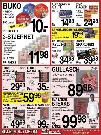 thumbnail - GAMMELDAGS Norlyk OKSESTEG Af bov eller tykkam Dansk oksekød 900-1100