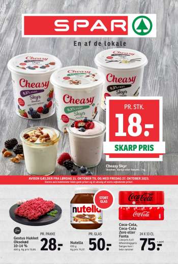 SPAR tilbudsavis  - 21.10.2023 - 27.10.2023.