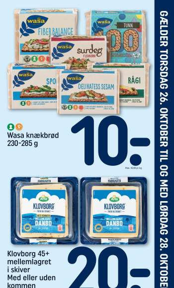 Rema 1000 tilbudsavis  - 26.10.2023 - 28.10.2023.
