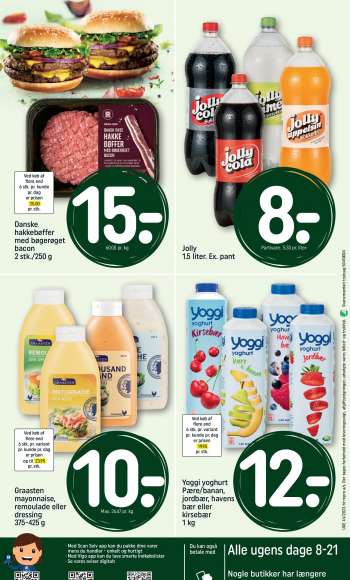 thumbnail - Danske hakkebøffer med bøgerøget bacon 2 stk./250 g 60.00 pr. kg