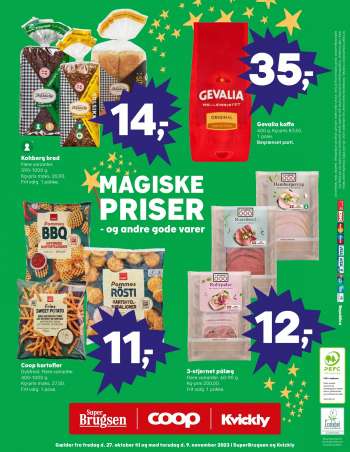 thumbnail - Gevalia kaffe 400 g. Kg-pris 87,50. 1 pose.