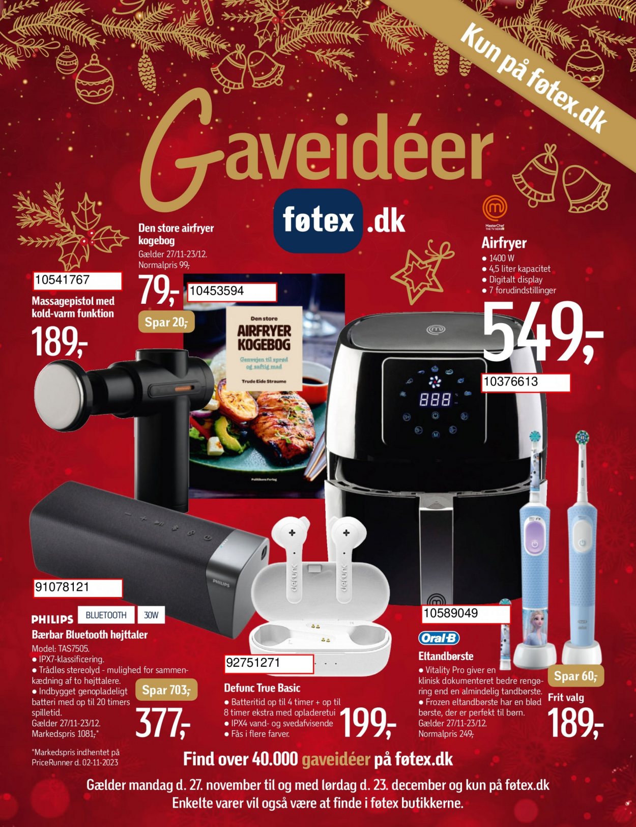 føtex tilbud - 27.11.2023 - 23.12.2023. Side 1