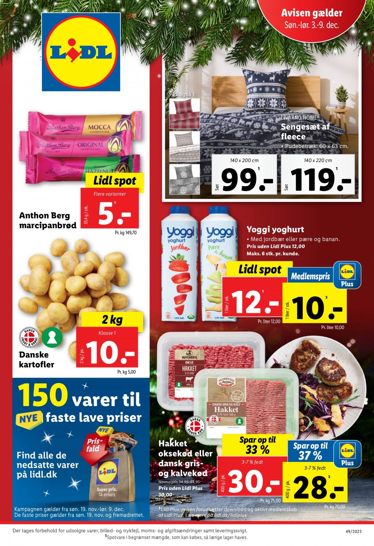 Lidl tilbud - 3.12.2023 - 9.12.2023. Side 1