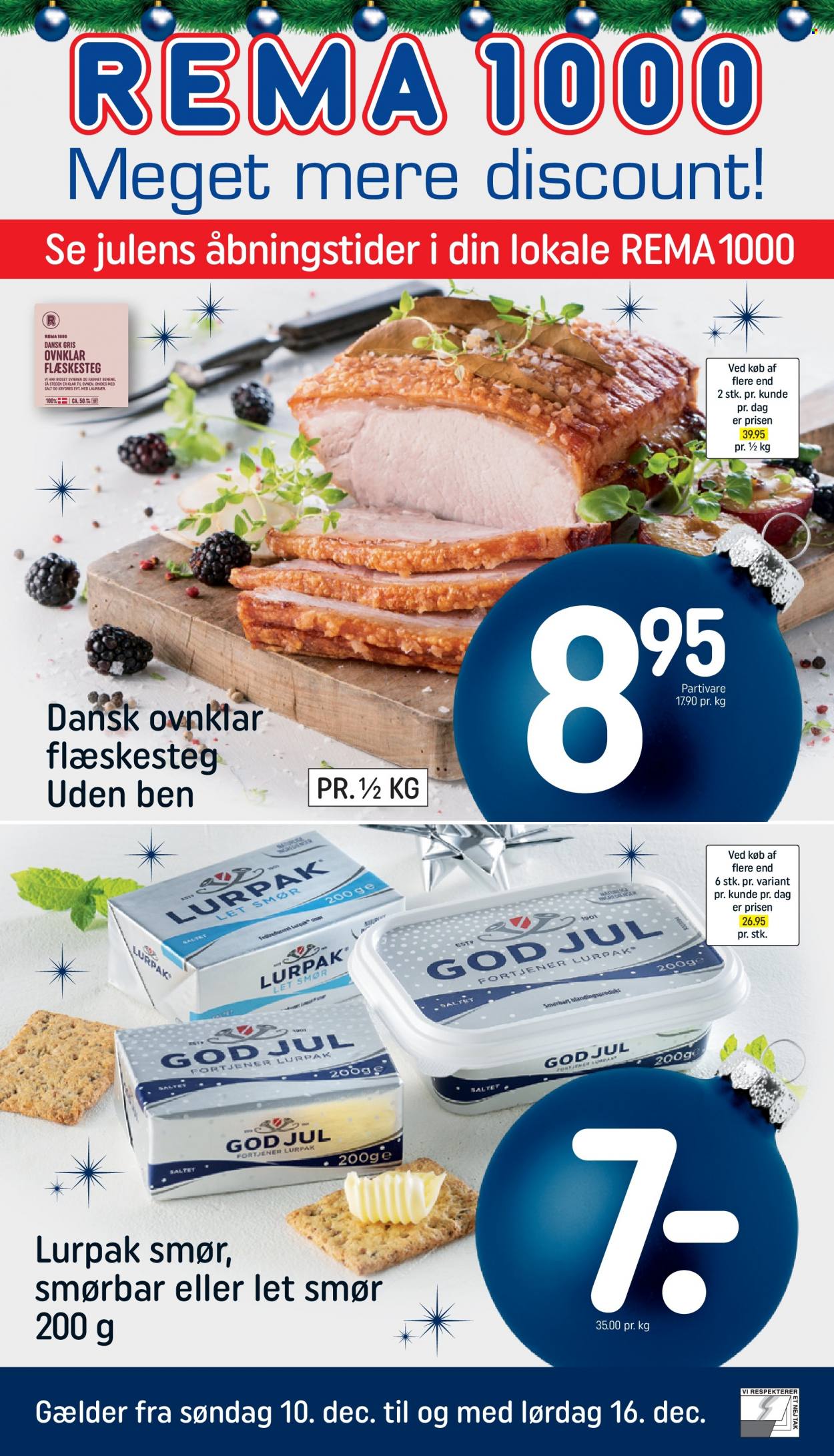 Rema 1000 tilbud - 10.12.2023 - 16.12.2023. Side 1