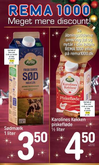 thumbnail - Karolines Køkken piskefløde ½ liter 9.00 pr. liter