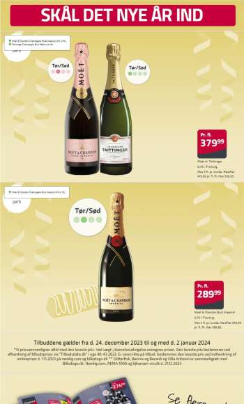thumbnail - Moët & Chandon Brut Impérial 0,75 l Frankrig Max 3 fl . pr kunde . Herefter 349,99 pr fl Pr liter 386,65