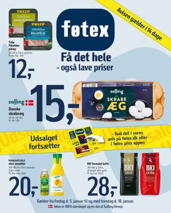 føtex tilbudsavis  - 5.1.2024 - 18.1.2024.