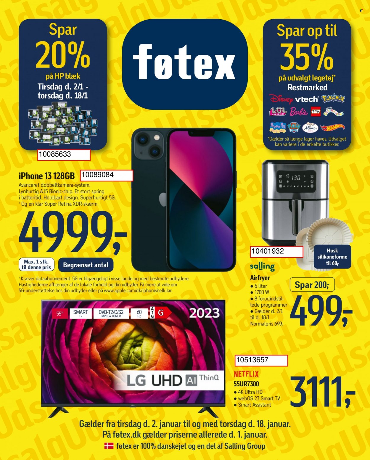 føtex tilbud - 2.1.2024 - 18.1.2024. Side 1