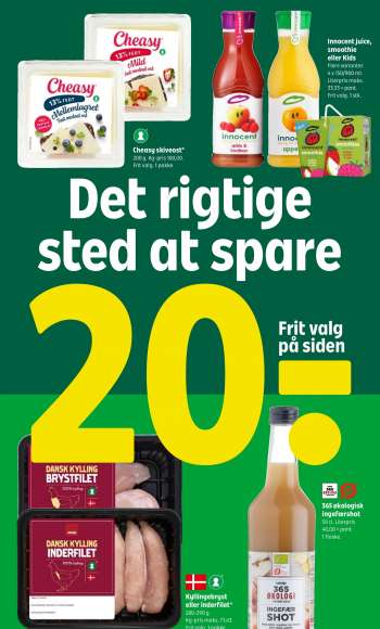 thumbnail - Kyllingebryst eller inderfilet* 280-290 g. Kg-pris maks. 71,43. Frit valg. 1 pakke.