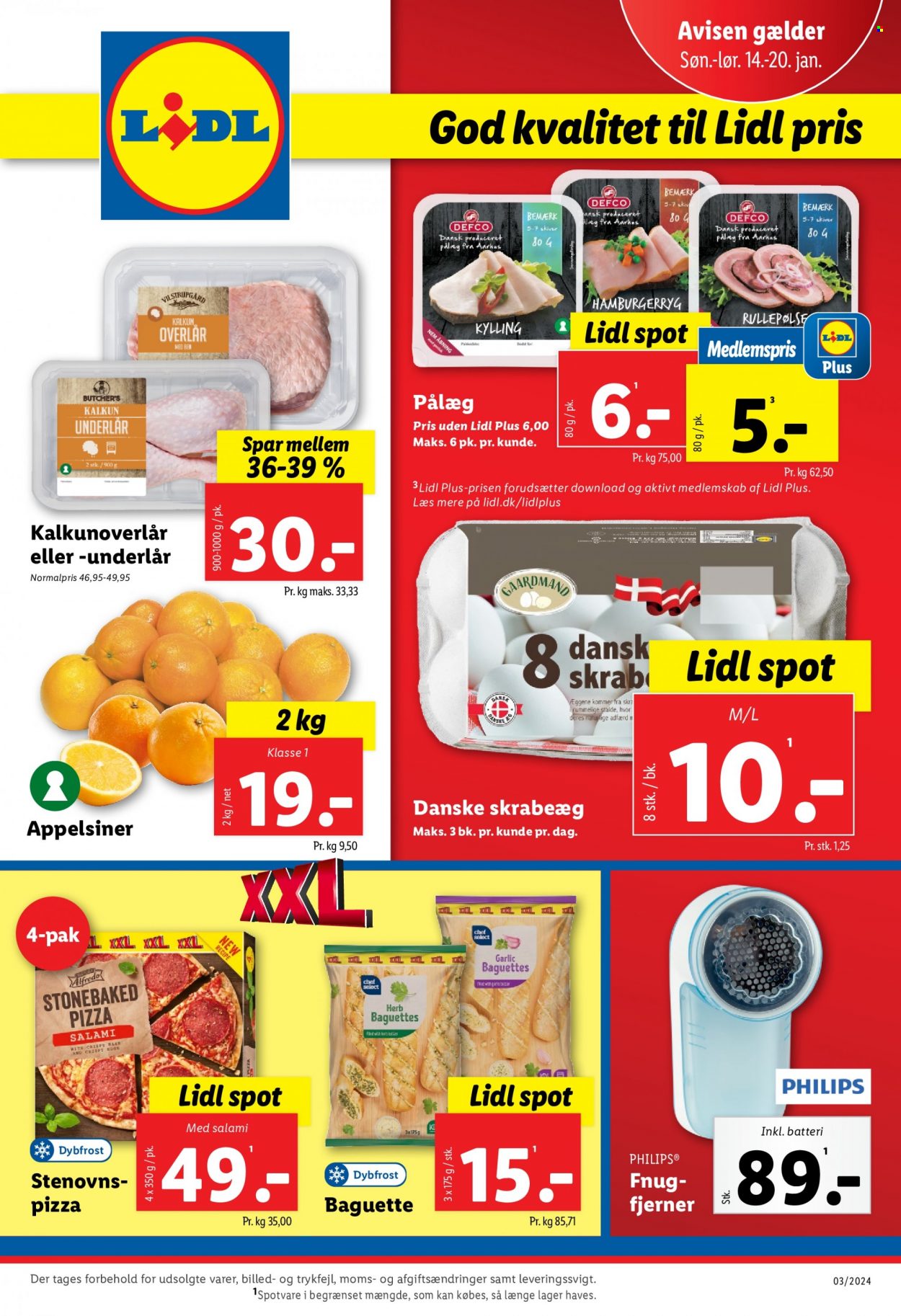 Lidl tilbud - 14.1.2024 - 20.1.2024. Side 1