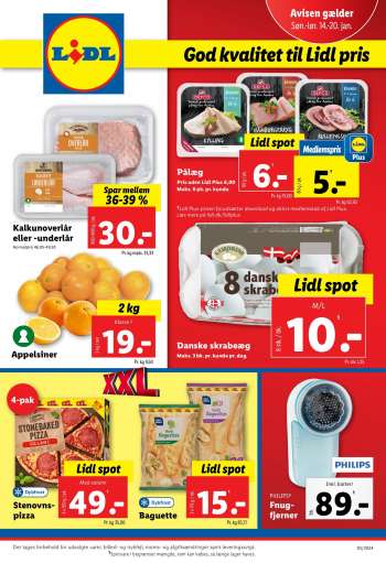 Lidl tilbudsavis  - 14.1.2024 - 20.1.2024.