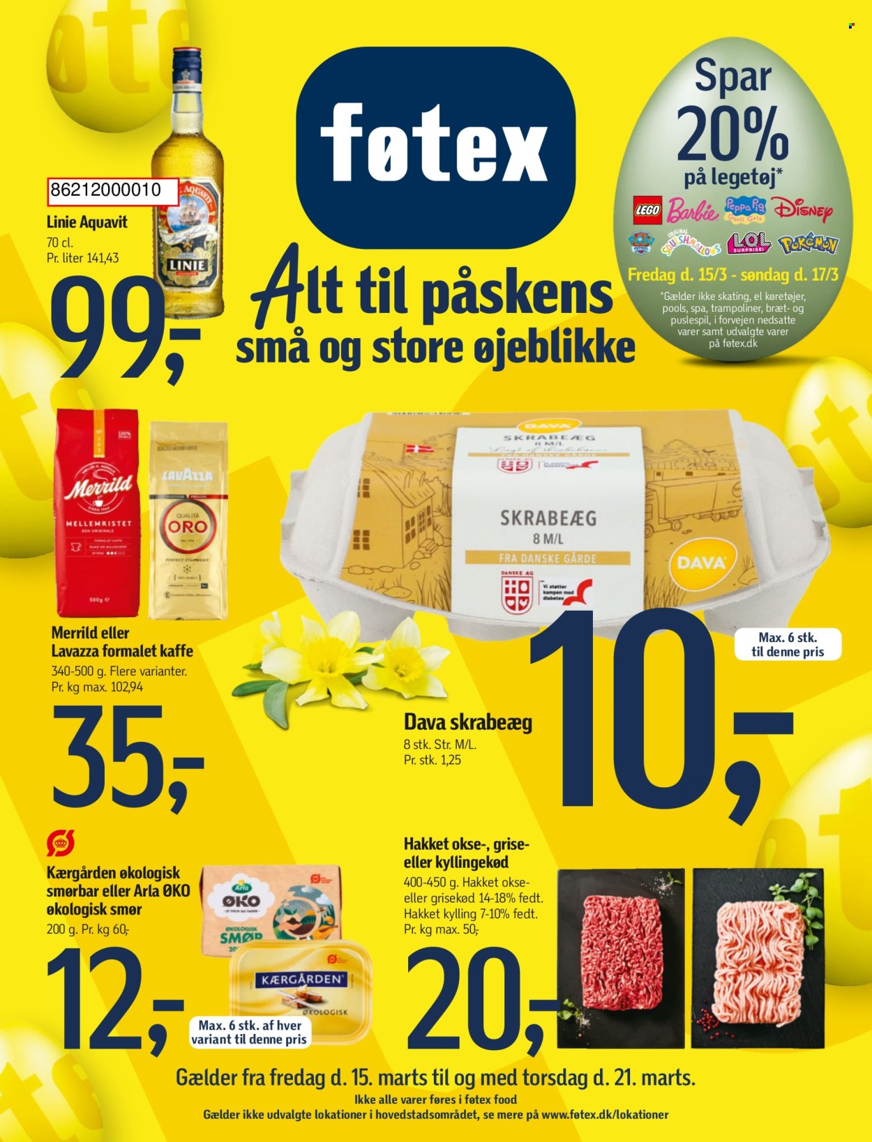 føtex tilbud - 15.3.2024 - 21.3.2024. Side 1