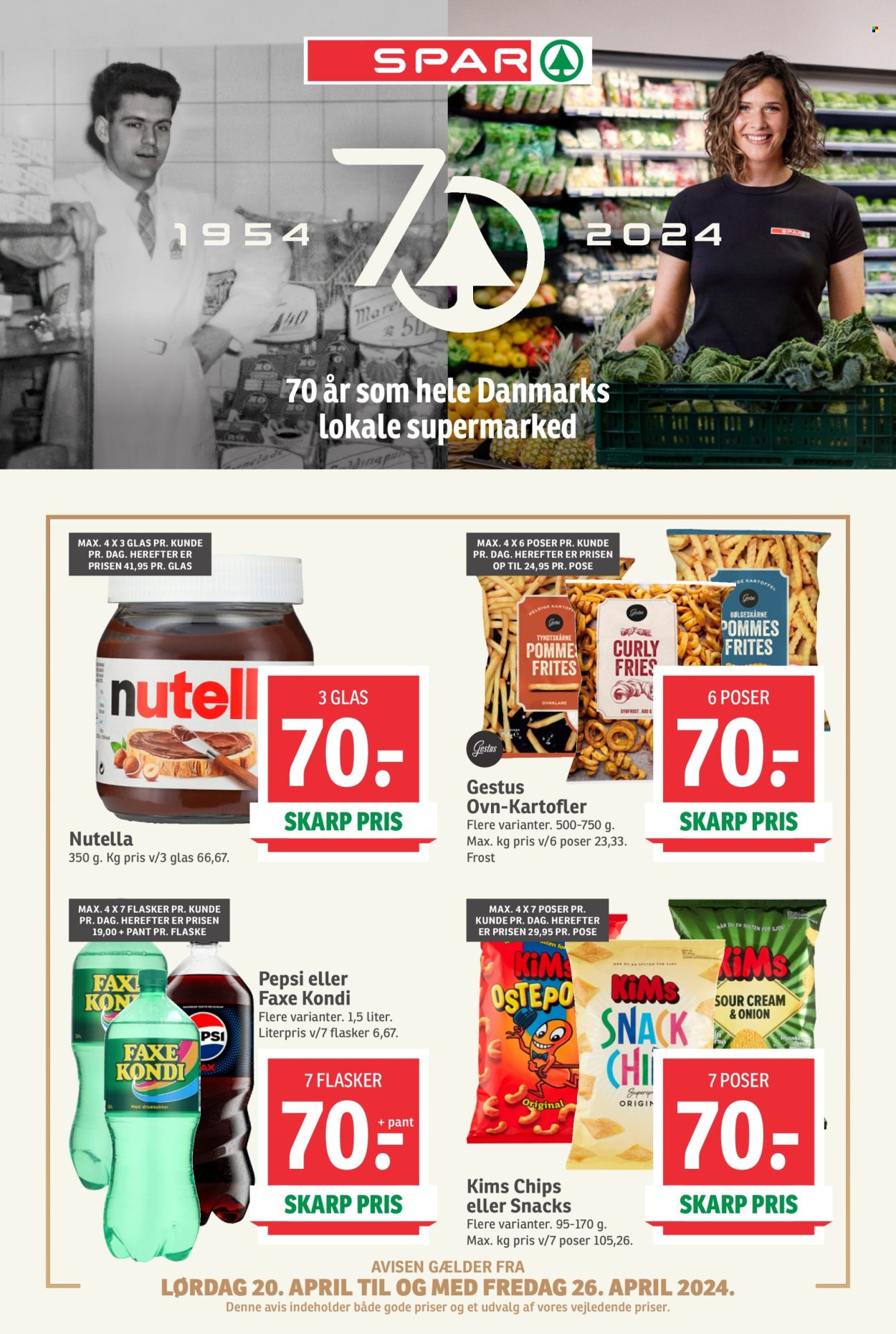 SPAR tilbud - 20.4.2024 - 26.4.2024. Side 1