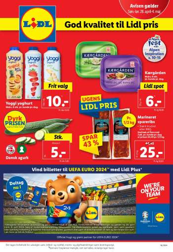 Lidl tilbudsavis  - 28.4.2024 - 4.5.2024.