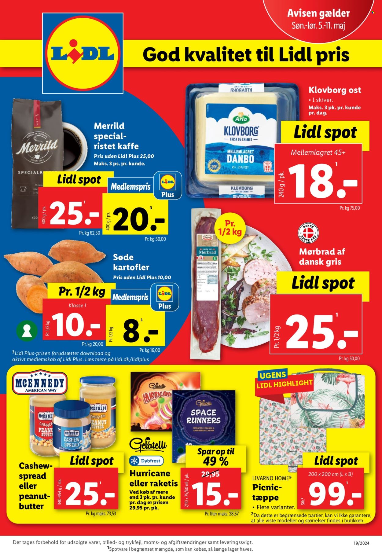 Lidl tilbud - 5.5.2024 - 11.5.2024. Side 1
