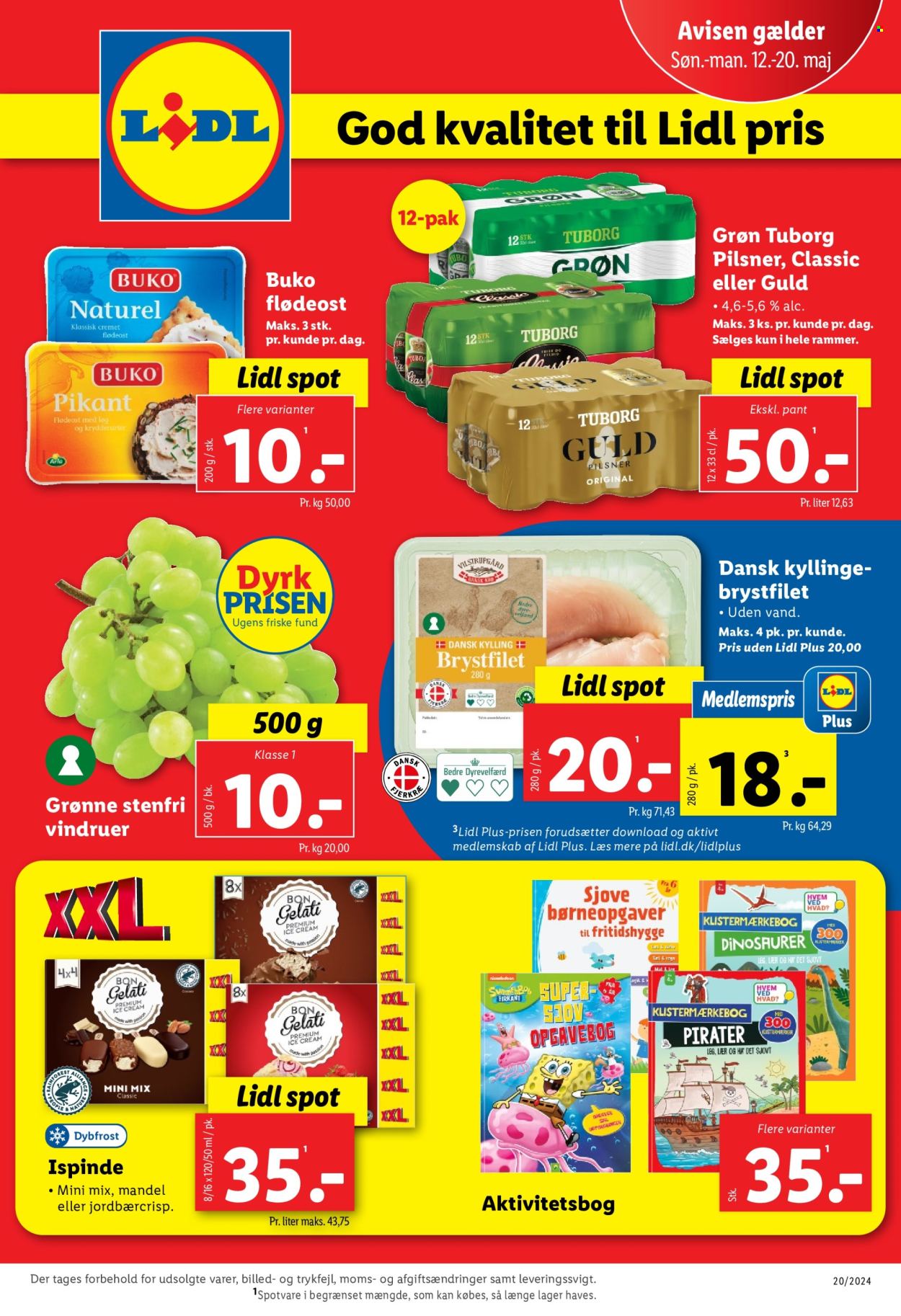 Lidl tilbud - 12.5.2024 - 20.5.2024. Side 1