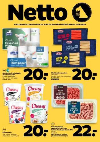 Netto tilbudsavis  - 15.6.2024 - 21.6.2024.