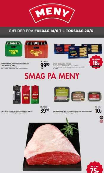 MENY tilbudsavis  - 14.6.2024 - 20.6.2024.
