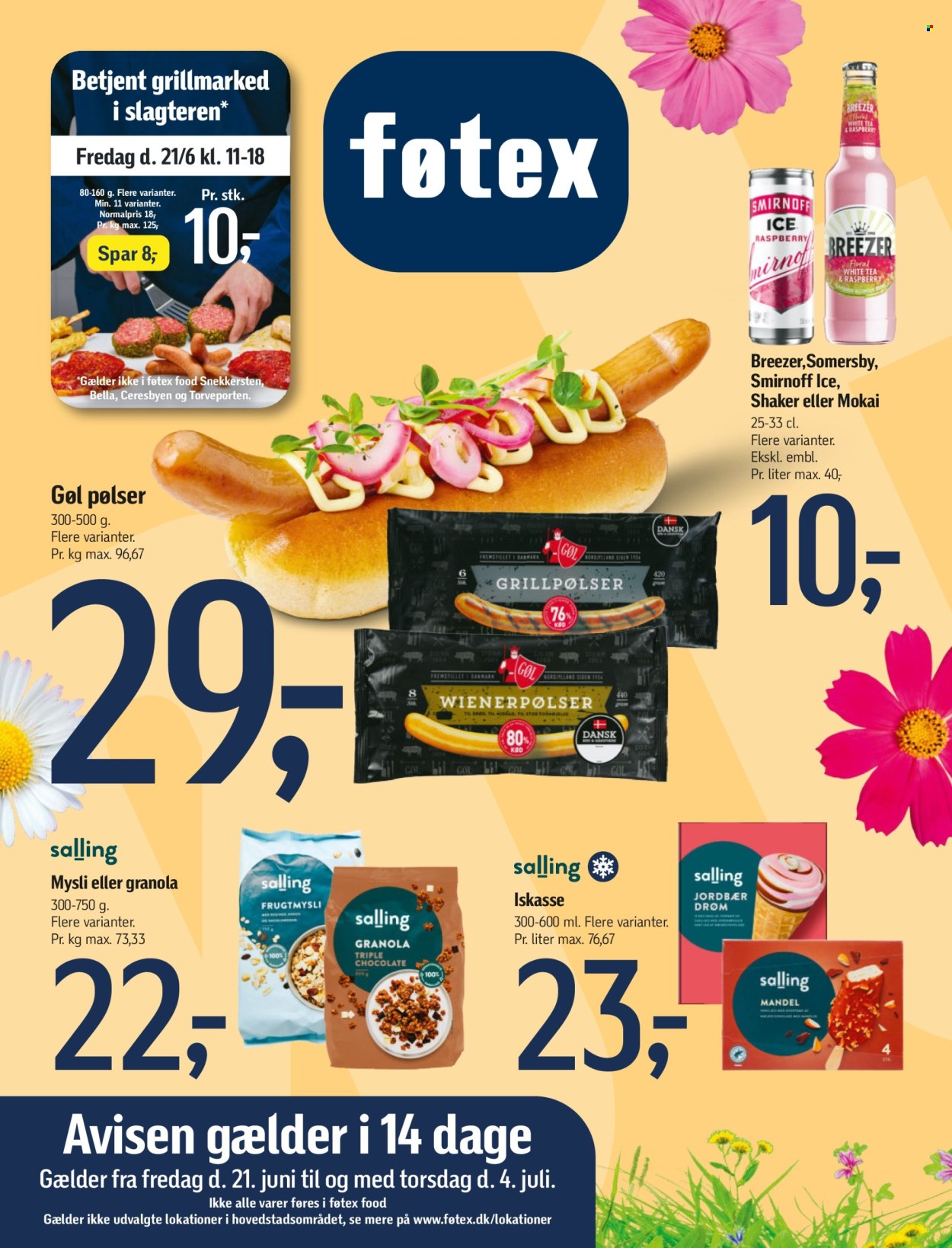 føtex tilbud - 21.6.2024 - 4.7.2024. Side 1