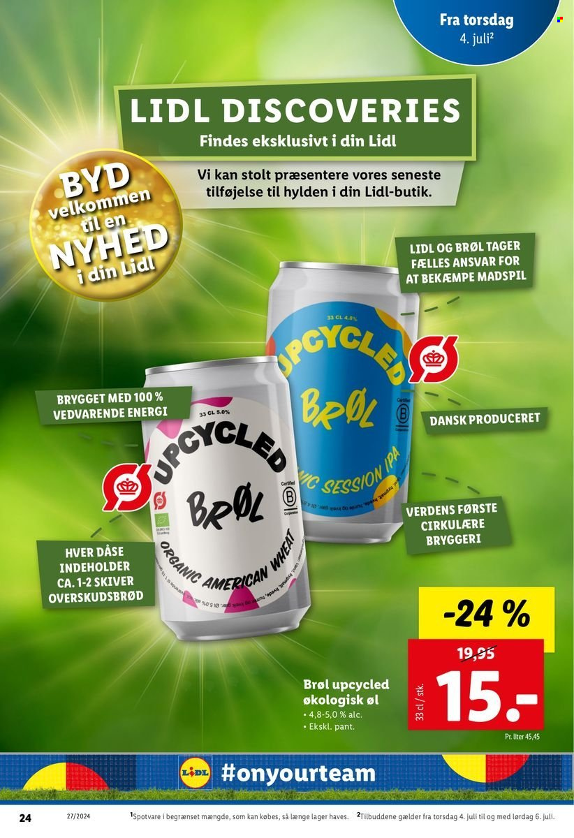 Lidl tilbud - 30.6.2024 - 6.7.2024. Side 24