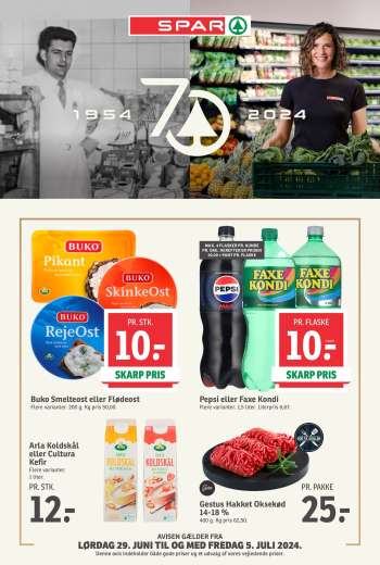 SPAR tilbudsavis  - 29.6.2024 - 5.7.2024.