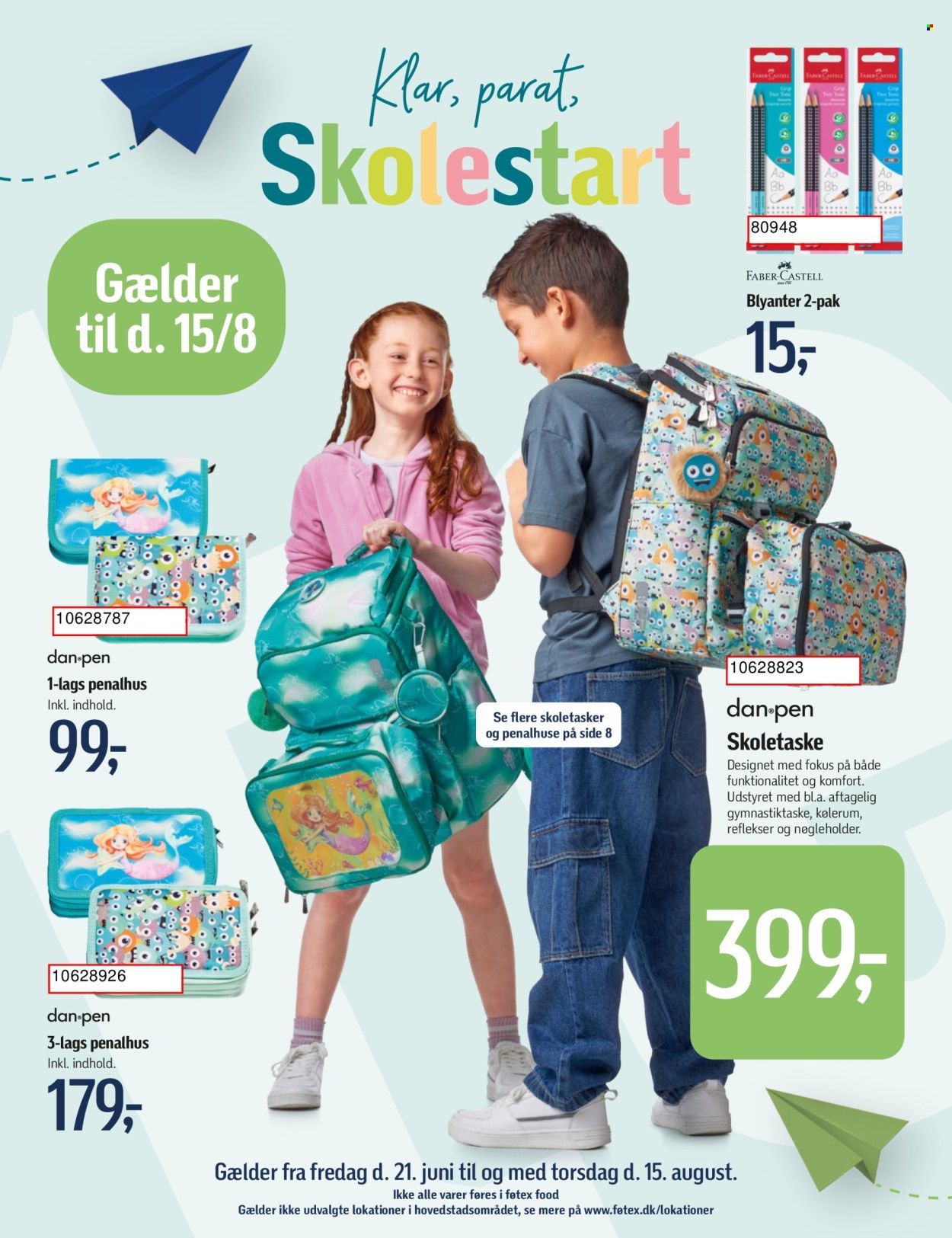føtex tilbud - 21.6.2024 - 15.8.2024. Side 1