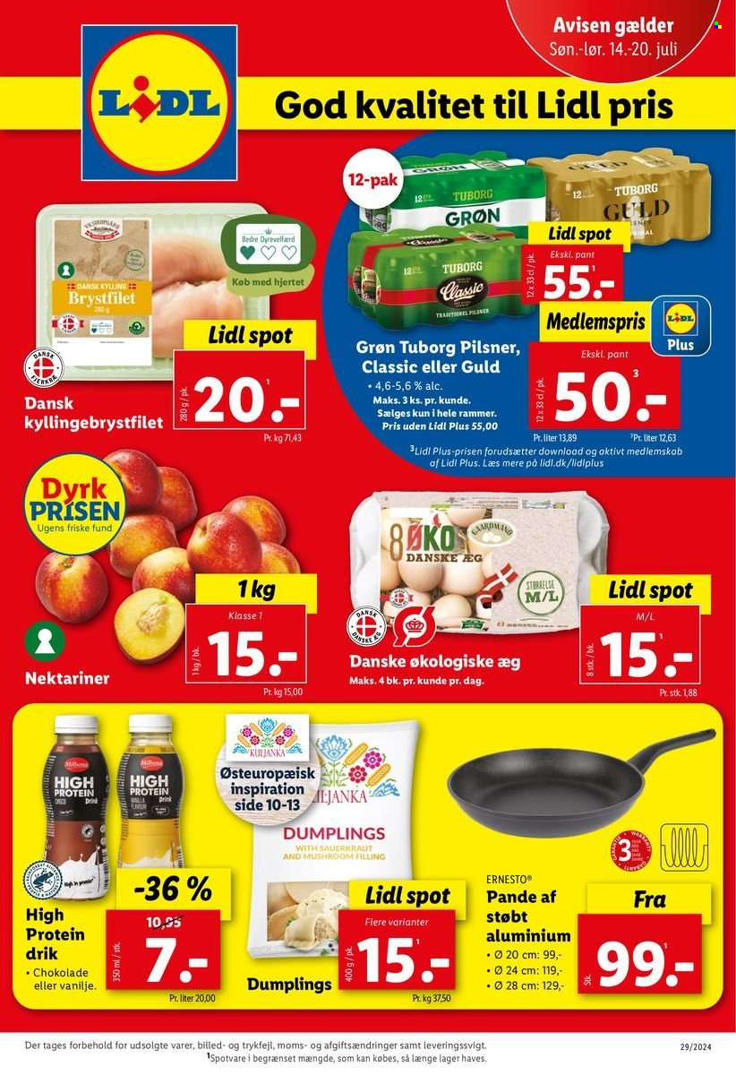Lidl tilbud - 14.7.2024 - 20.7.2024. Side 1