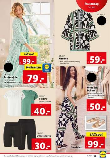thumbnail - ESMARA Wide leg bukser S-L.