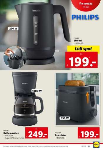 thumbnail - PHILIPS Kaffemaskine 1000 W.