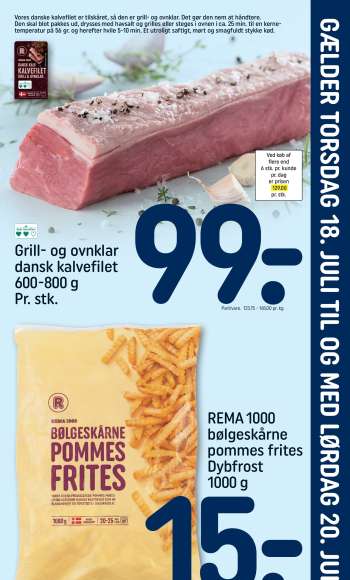 Rema 1000 tilbudsavis  - 18.7.2024 - 20.7.2024.