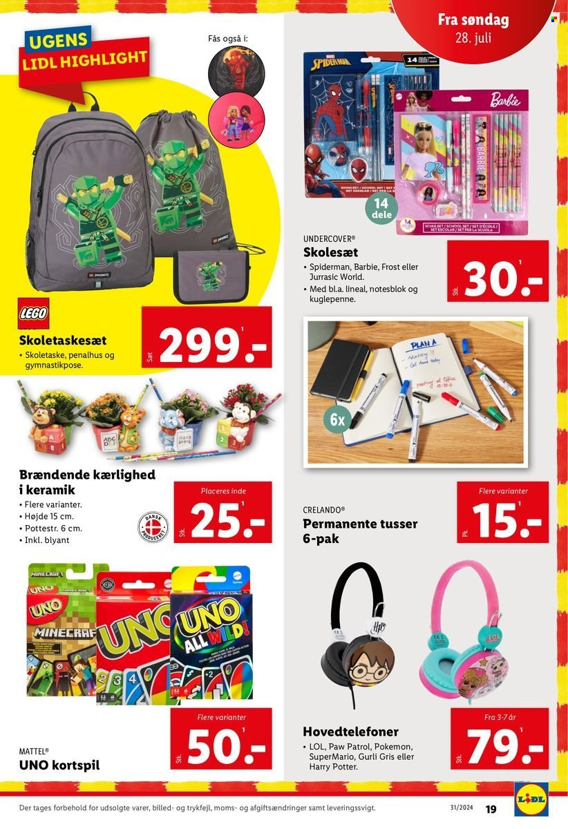 Lidl tilbud - 28.7.2024 - 3.8.2024. Side 19
