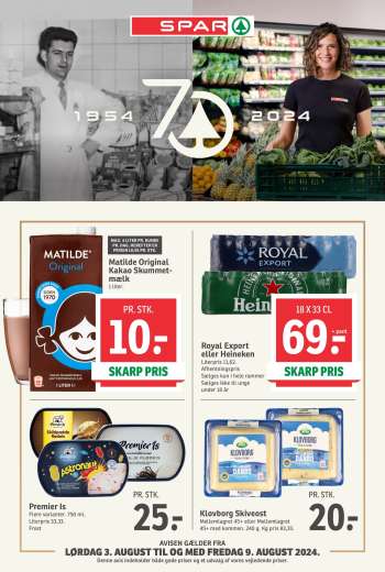 SPAR tilbudsavis  - 3.8.2024 - 9.8.2024.