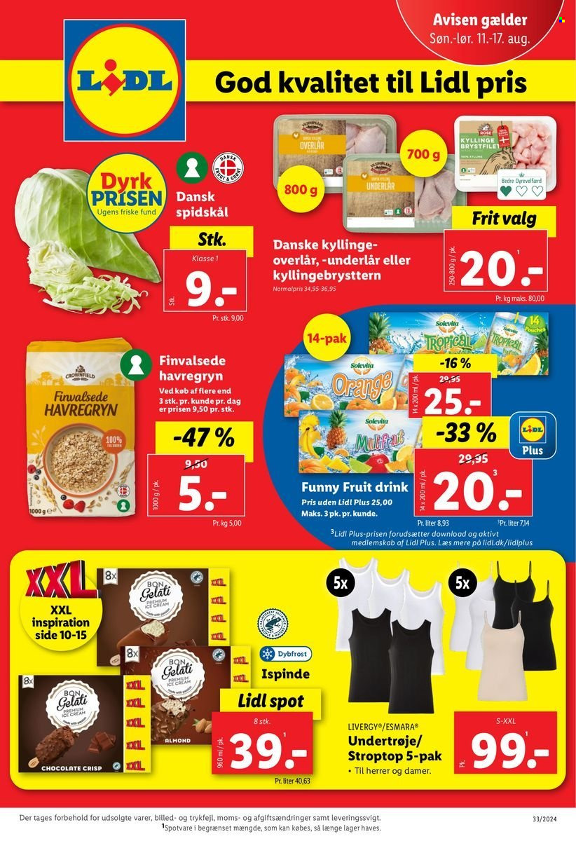 Lidl tilbud - 11.8.2024 - 17.8.2024. Side 1